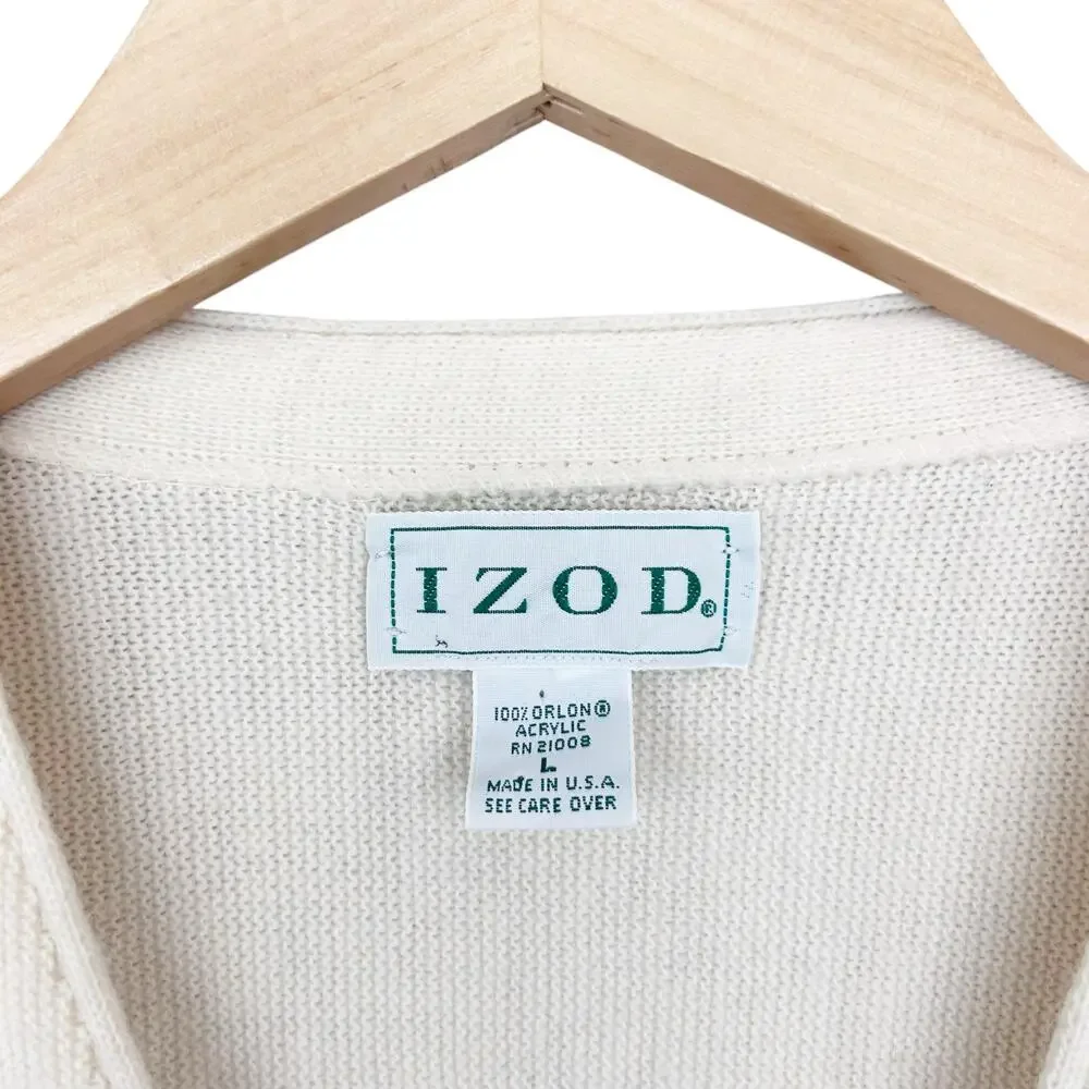 Izod vintage ivory
